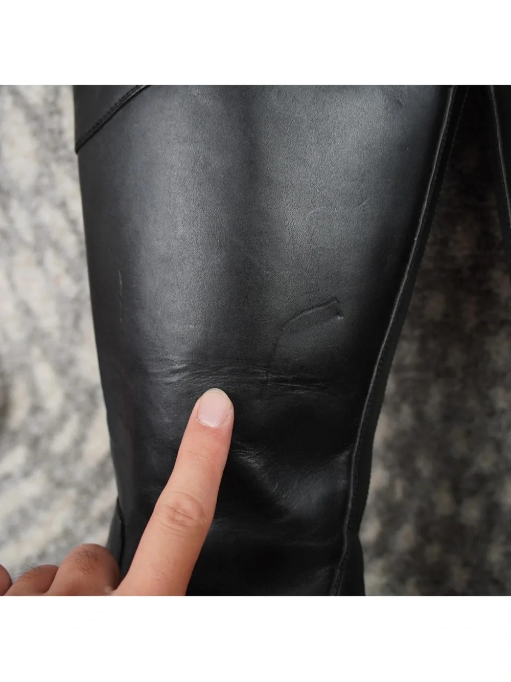 Frye Molly Button Knee High Boots Riding Tall Equestrian Zipper Booties 9.5B BLK